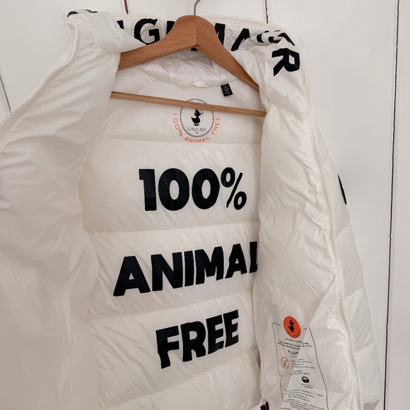 Save the Duck Lois Puffer Jacket 100% Animal Free "Change Maker" size LARGE NWT - Picture 2 of 10